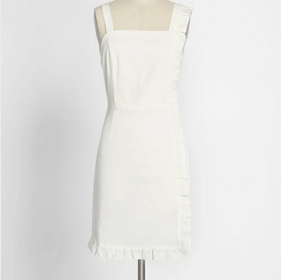 Modcloth Dresses & Skirts - NWT ModCloth "Get Ready To Ruffle" Pinafore Dress Size Small / US2
